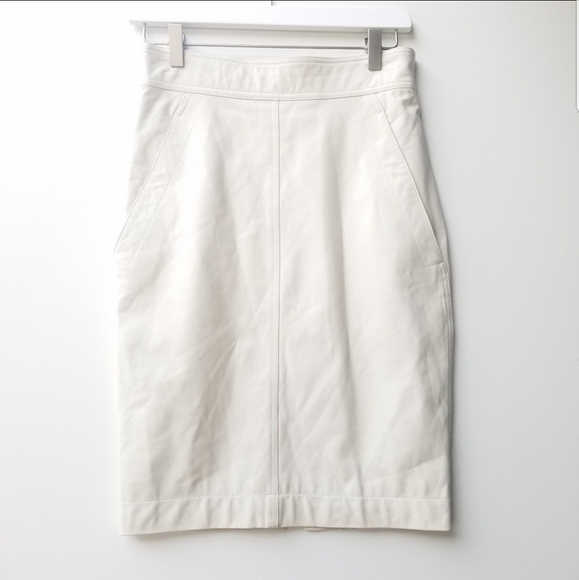 Crippen Leather pencil skirt by Crippen Size 6 - Picture 1 of 7
